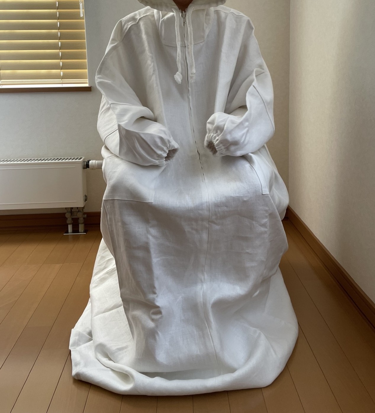 麻ガウン